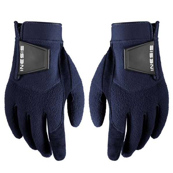 Inesis Women's Golf Pair of Winter Gloves - cw Navy Blue