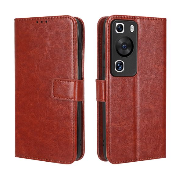 Leather Cover compatible for Huawei P60 Pro Shockproof Retro Case
