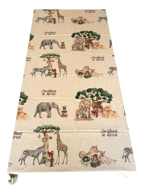 Tablecloth - Christmas in Africa Design B