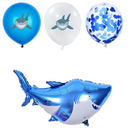 Shark Birthday Party Balloon Banner DIY decoration set, Shop Today. Get it  Tomorrow!