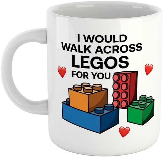 Legos- Father's day-Mother's day- Valentines-Charistmas Mug