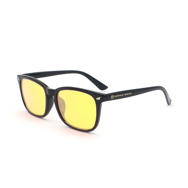 Sophie Moda Glasses: 80% Anti-Blue Light Night Vision - Classic