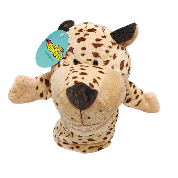 Umlozi Hand Puppet - Soft Fury Leopard - Fingers Control Hands and Mouth