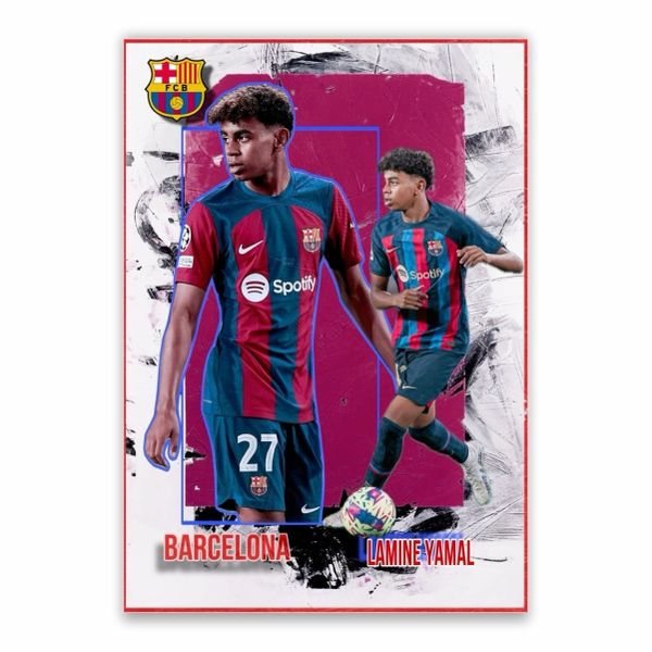 Lamine Yamal Barcelona Poster - A1