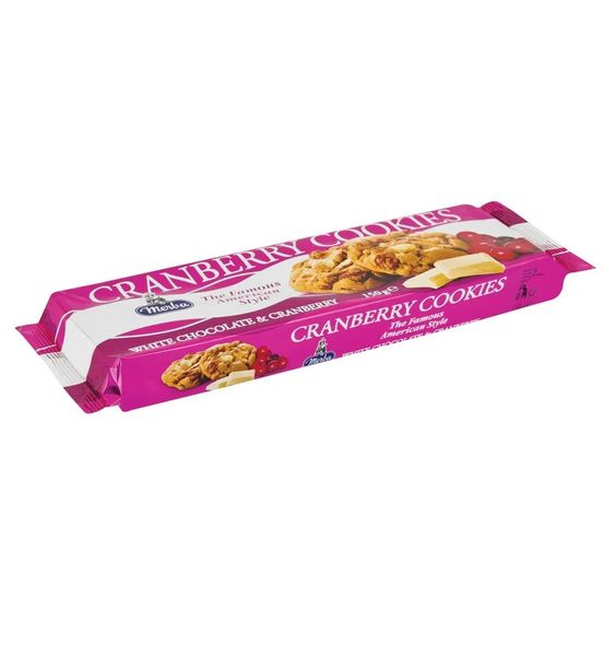 Merba White Chocolate and Cranberry Cookies 150g