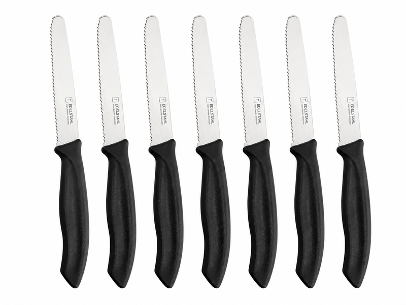 Edelstahl Stainless Steel Serrated Paring Knife with Ergonomic Handle