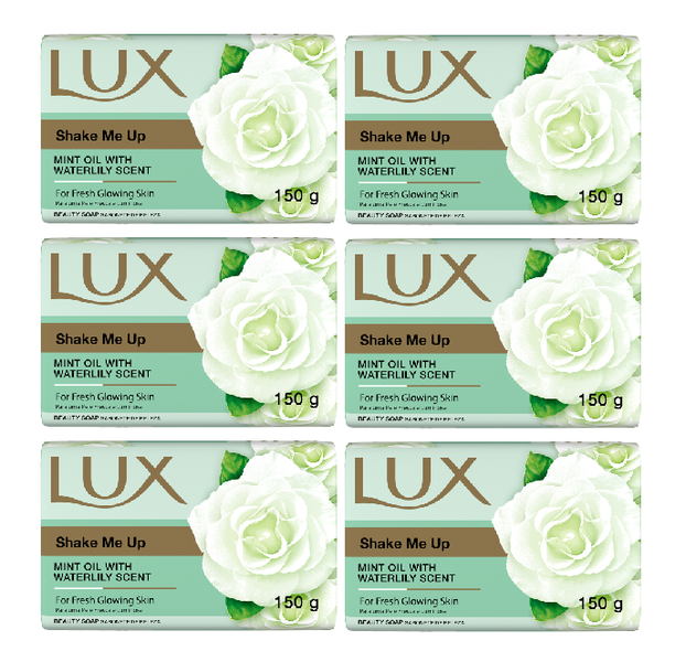 Lux Shake Me Up Soap Bar 150g x 6
