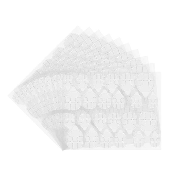 20 Sheets/480 Pieces Ultra-thin Double-sided Nail Adhesive Tabs Glue Stickers