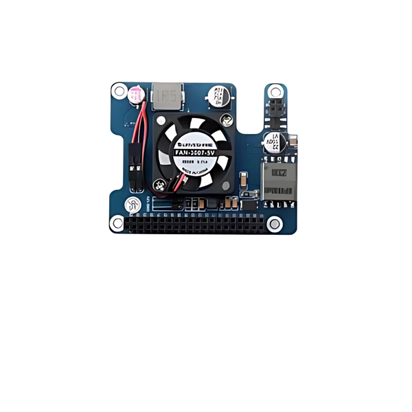WVS PoE HAT (F) for Raspberry Pi 5 Power Over Ethernet with Active Cooling