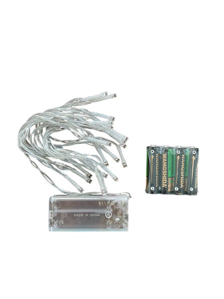 3m Battery Operated Warm White Fairy LED Lights - 20 LED's