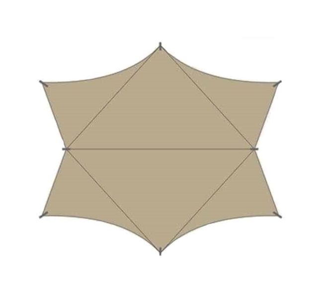 Sun Shade Sail Polygon 4.5m