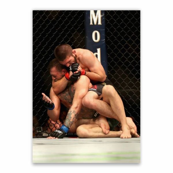 Khabib Vs McGregor Tap Out Poster - A1