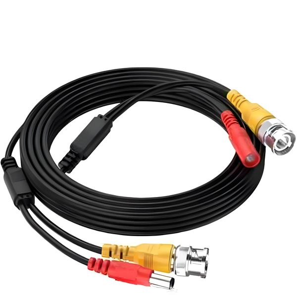 5m BNC Cable Video AHD4.0 + DC Power CCTV Cable