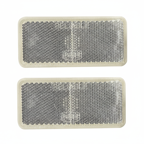 Mobi Clear Reflective Oblong Panels 90x40mm - 2 Piece Set