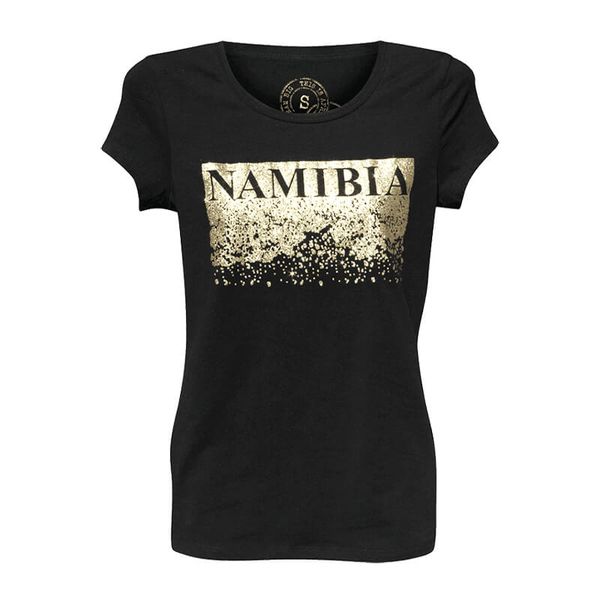 Kool Africa - Namibia- Bling Black Ladies Shirt