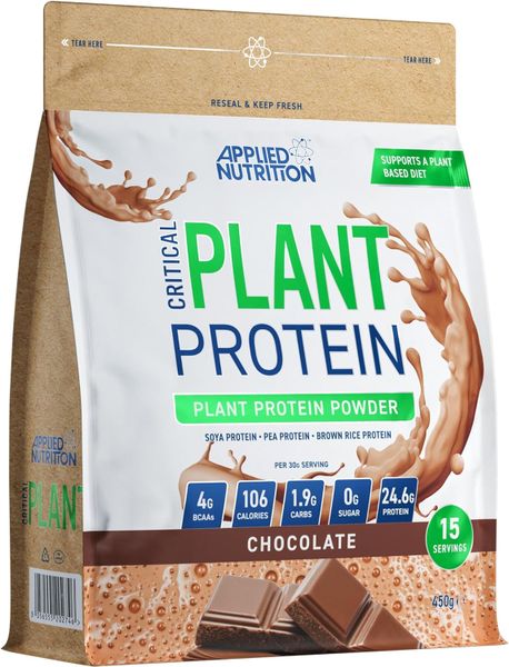 Applied Nutrition Critical Plant Protein 450g - Chocolate