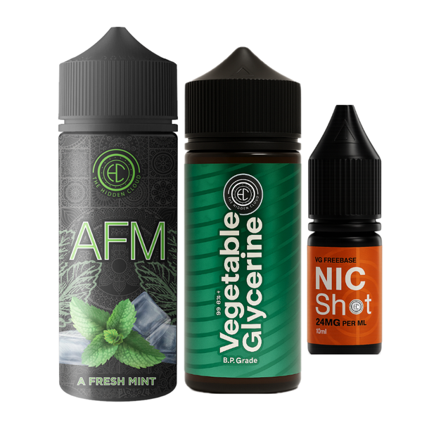 The Hidden Cloud AFM A Fresh Mint 2mg 120ml Longfill Kit
