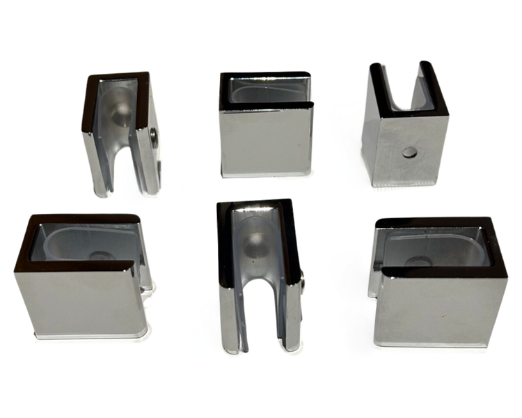 Non-Drilling Shower Glass Clamps Suitable For 6-10MM Glass