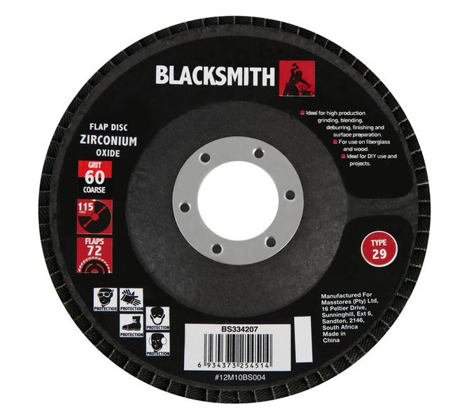 Flap Sanding Disc Zirconium Oxide T29/72Flap 115 mm 40 Grit