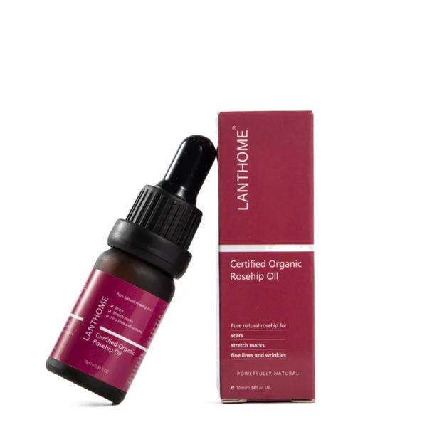 Lanthome Certified Organic Rosehip Oil Scars Stretch Marks/Fine Lines Remover