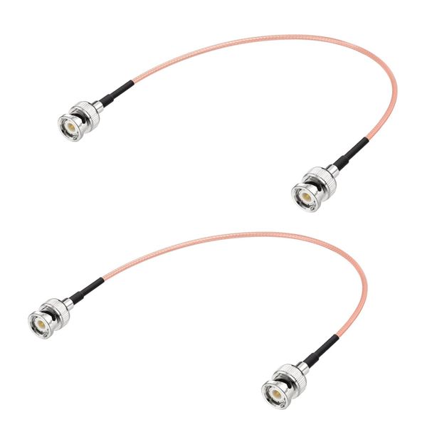 2PCS BNC Male to BNC Male Coax Cable RG316 RF Coaxial Cable 50 Ohm