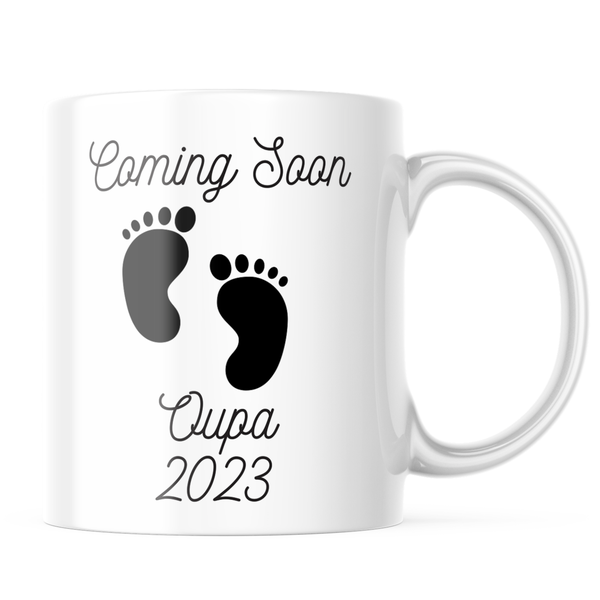 Ceramic Coming soon Oupa 2023 Mug - White - 11 OZ
