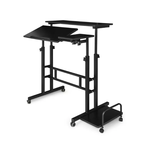 Decorum & Co - VersaRise Adjustable Standing Desk with Wheels