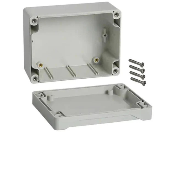 1555FGY ABS Enclosure 120x90x60mm Grey IP66 Watertight Recessed Lid