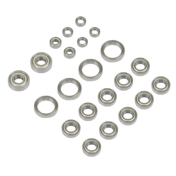22Pcs Ball Bearing Kit For 1/8 Arrma Kraton Typhon Talion Rc Car