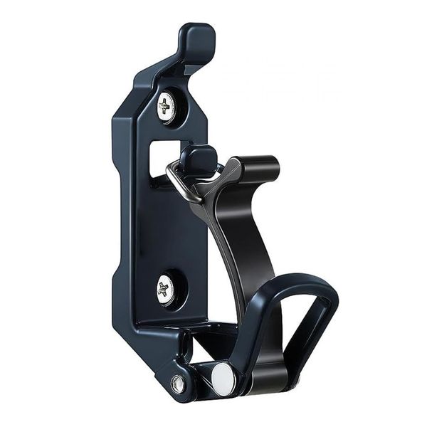 Tool DIY Decor Metal Rubber Wall Mounted Tool Holder Rack Clamp (6.5cm)