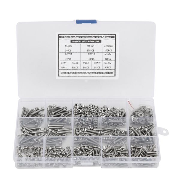 320 Pieces Rivet Nut/Screw Assortment Kit