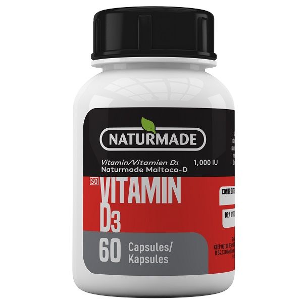 Naturmade Vitamine D3 (Maltoco-D) 60s