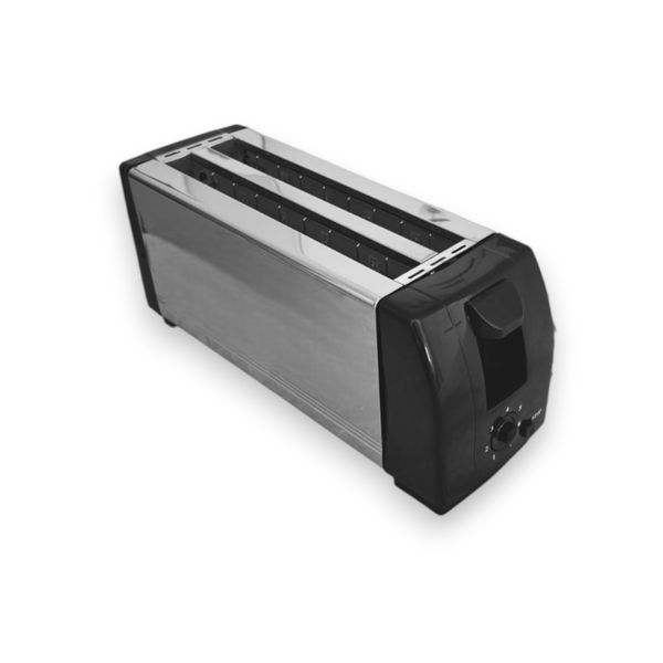 Black &amp; Silver 4 Slice Toaster