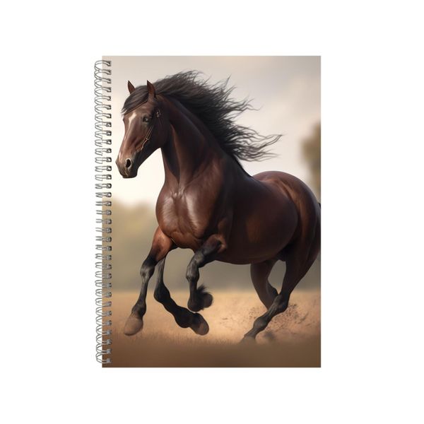 Majestic Brown Stallion Notebook Animal Gift Idea A4 Notepad Pad 78