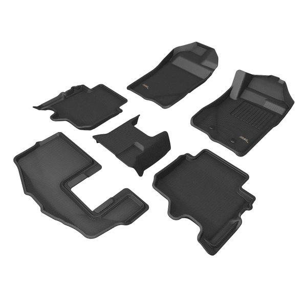 3D MAXpider KAGU Compatible with Ford Everest Next Gen (2022-Present) Moulded Floor Mats