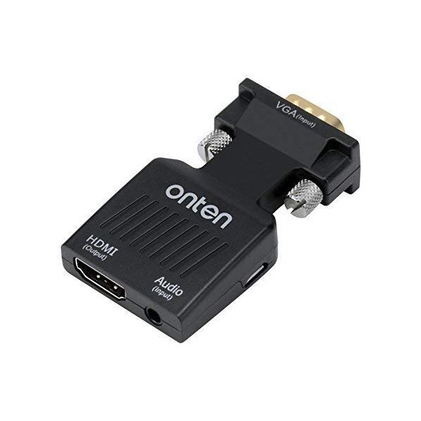 Onten VGA to HDMI Video Adapter with Audio Input