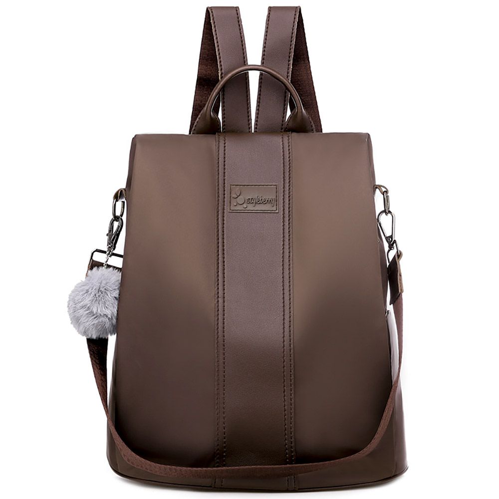 Styleberry Water Resistant Anti-theft Leather Laptop Backpack | Shop ...