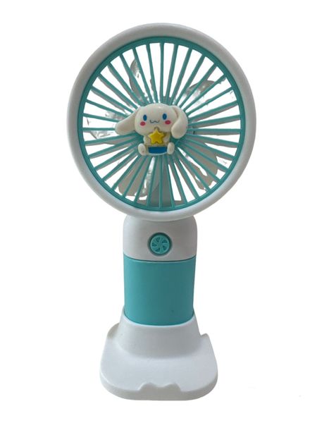 Indoor &amp; Outdoor Touch Controlled Powered Hand Fan - White, Pink
