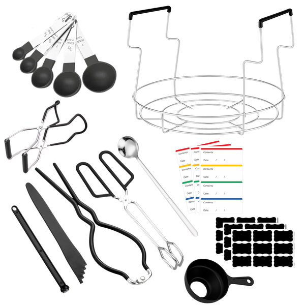15 Pcs Premium Canning Kit for Beginners, Canning Supplies Starter Kit