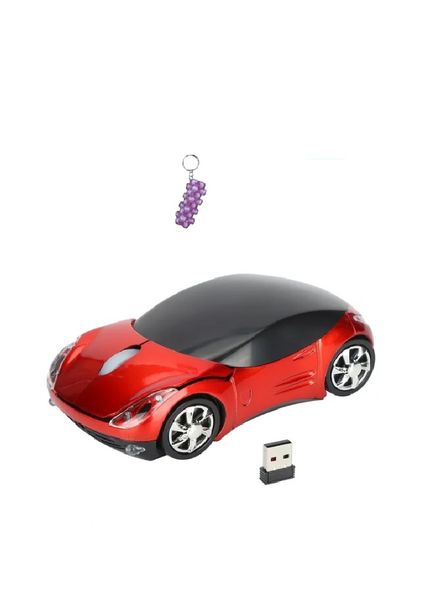 SE-M10 USB 2.4Ghz Wireless Optical Car Shaped Mouse And A Keyholder