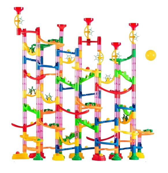 232 Piece Marble Run Maze Construction Building Set for Kids