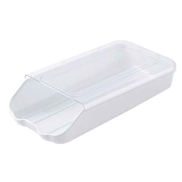 Refrigerator White Egg Storage Organizers BPA Free Egg Holder - 14 Eggs
