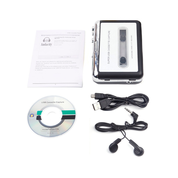 Portable Cassette Player, USB Cassette Player, Tape Recorder