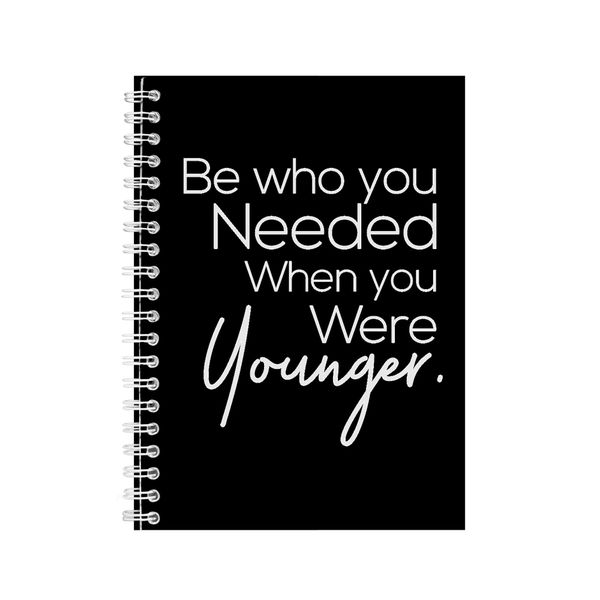 Younger you A5 Notebook Spiral and Lined Motivational Graphic Notepad 147