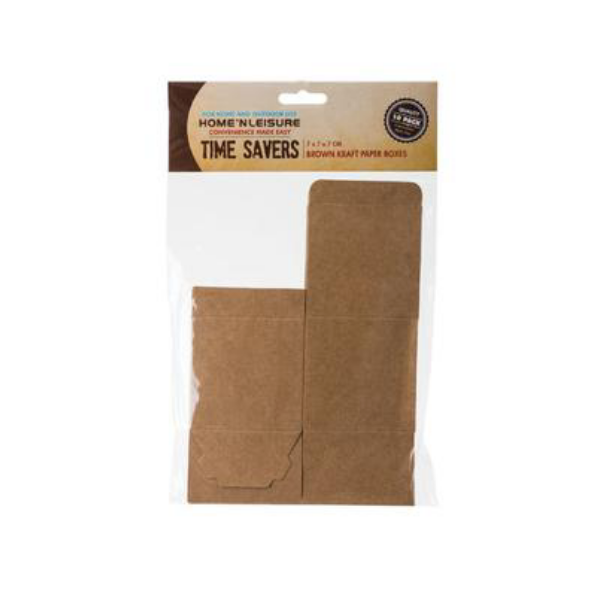 Home 'n Leisure Homeware - Brown Party Paper Boxes 10 Piece x 2