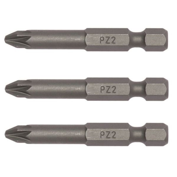 TengTools - 3PC 1/4'' Hex Pozi Drive Bit #2 - PZ5000203