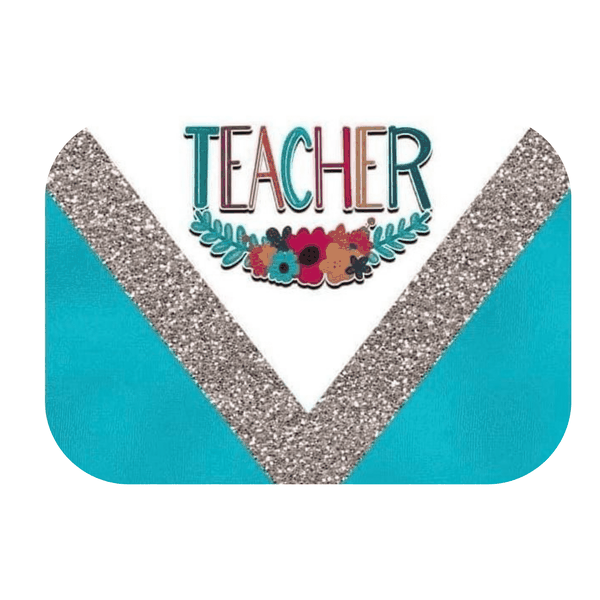 Teacher Flowers Printed Mouse Pad
