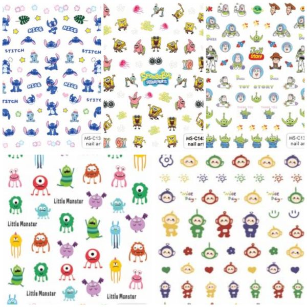 Nail Art Stickers - Self Adhesive Let's Have Fun