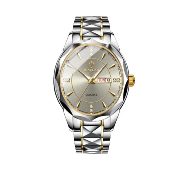 Binbond Men's Leisure Watch - Silver/Grey