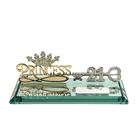 21st.～PRINCESS PRINCESS Single Collecti… 21st Key Princess with Diamante on Mirrorbase - Gold | Shop Today